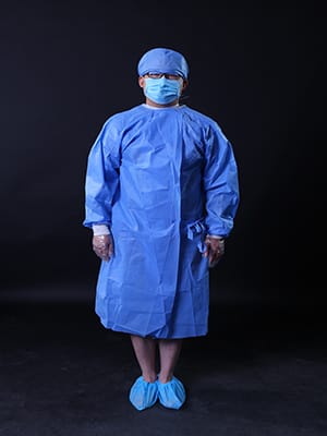 Why Are The Disposable Gowns Blue?