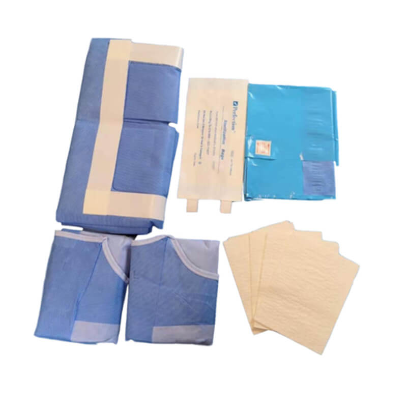 laparoscopy drape pack for laparoscopic and perineal procedures