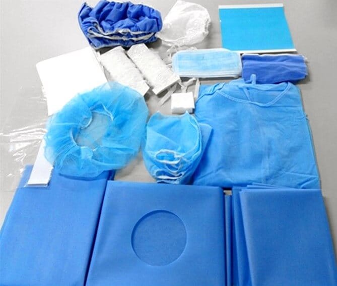 oral surgery drape pack