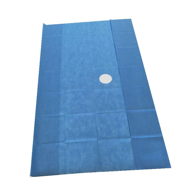 disposable sterile fenestrated surgical drape using in various hospital surgery