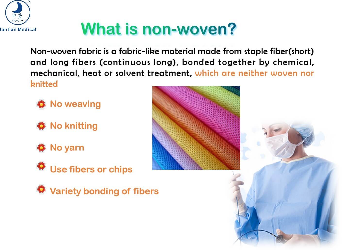 Raw Material For Medical Supplies: What Is Medical Non-woven?