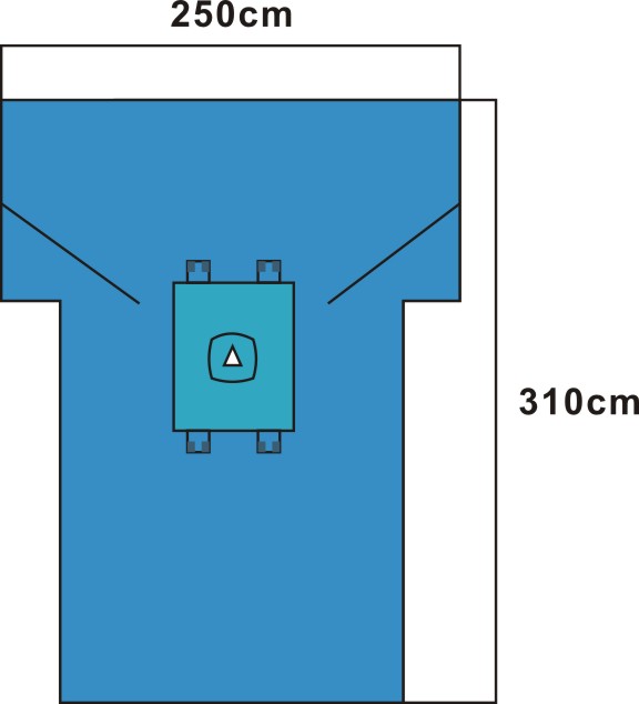 disposable c-section sterile surgical drape