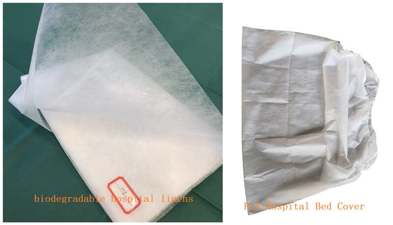 biodegradable hospital bed linens and bed cover