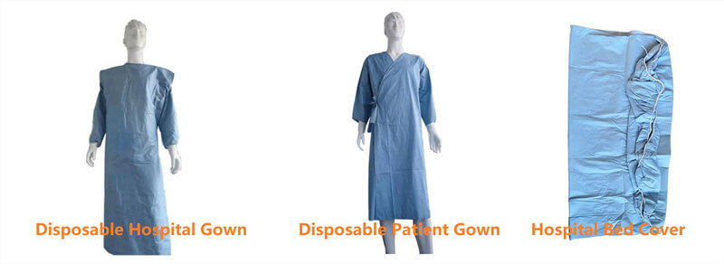 woodpulp biodegradable hospital gowns