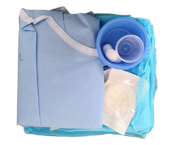 ophthalmic drape pack for eye procedure