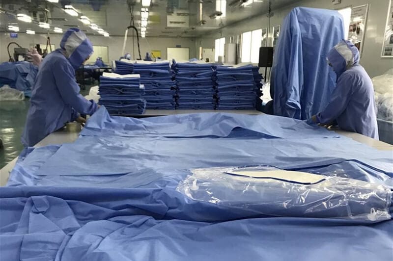 Lantian medical factory | Medical disposal gown manufactures