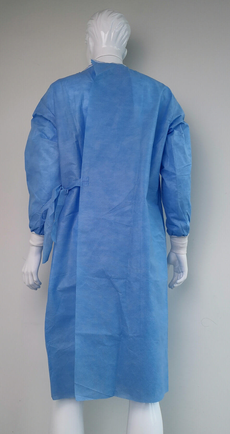 High-Level Fluid Repellent PP+PE Isolation Gown: CE & FDA Certified