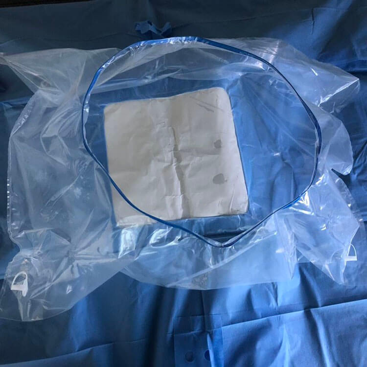 clear sterile drapes for c-section using in hospital surgery