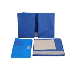 Split Drape Surgical Pack